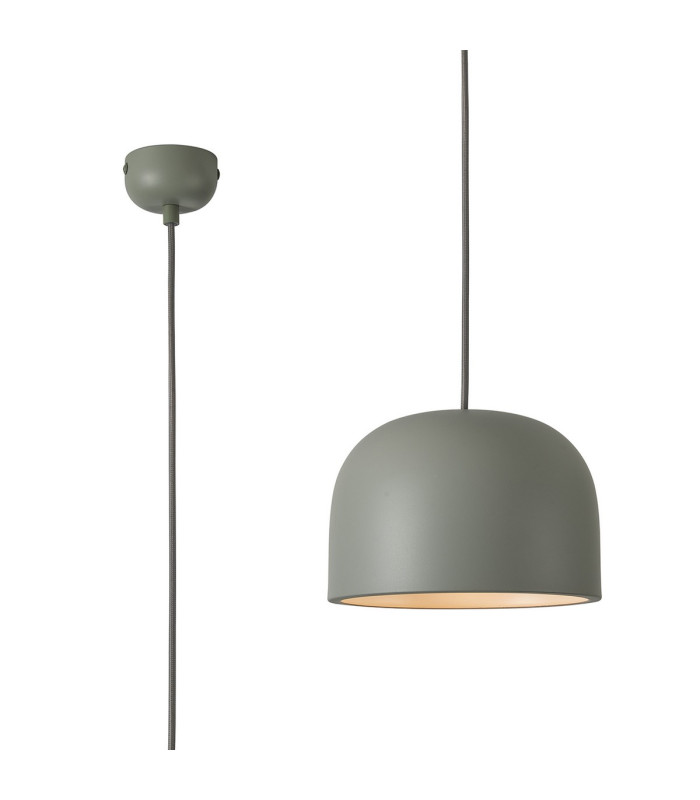 Denver 22cm Pendant 1 x E27 Sand Grey-1
