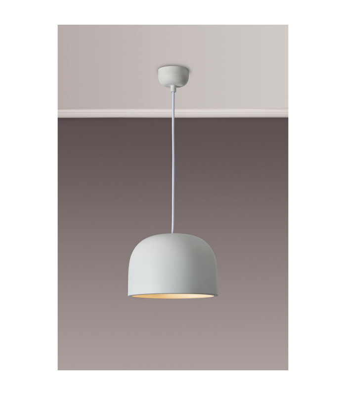 Denver 22cm Pendant 1 x E27 Sand White-3