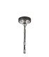 Goshen 42.5cm Pendant/Semi Flush Round 4 Light E27 Pewter / Polished Nickel-5