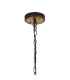 Goshen 62cm Pendant/Semi Flush Round 6 Light E27 Brown Oxide / Antique Bronze / Wood-13