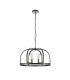 Goshen 62cm Pendant/Semi Flush Round 6 Light E27 Pewter / Polished Nickel-6