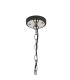 Goshen 62cm Pendant/Semi Flush Round 6 Light E27 Pewter / Polished Nickel-9