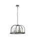 Goshen 62cm Pendant/Semi Flush Round 6 Light E27 Pewter / Polished Nickel-12