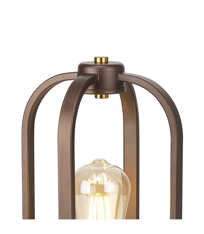 Goshen Table Lamp 1 Light E27 Brown Oxide / Antique Bronze-6