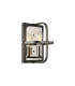 Goshen Wall Lamp 1 Light E27 Pewter / Polished Nickel-1