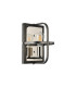 Goshen Wall Lamp 1 Light E27 Pewter / Polished Nickel-4