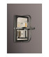 Goshen Wall Lamp 1 Light E27 Pewter / Polished Nickel-7