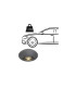 Raleigh Above Ground Light/Wall Light 1 x 2W LED 3000K 60lm IP67 IK10 Dark Grey -4