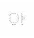 Raleigh Above Ground Light/Wall Light 1 x 4W LED 3000K 120lm IP67 IK10 Dark Grey -2