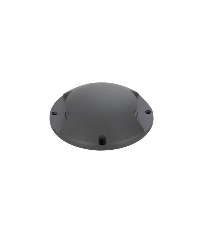 Raleigh Above Ground Light/Wall Light 1 x 4W LED 3000K 120lm IP67 IK10 Dark Grey -9