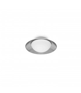 Nickel Flush Ceiling Lamp G9 - 1