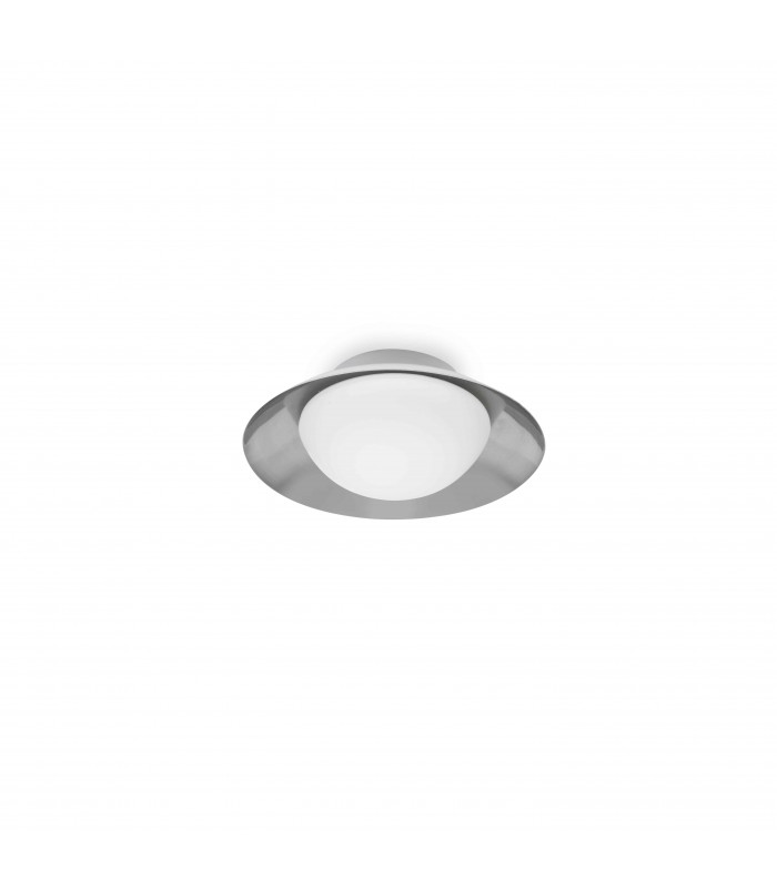 Nickel Flush Ceiling Lamp G9 - 1
