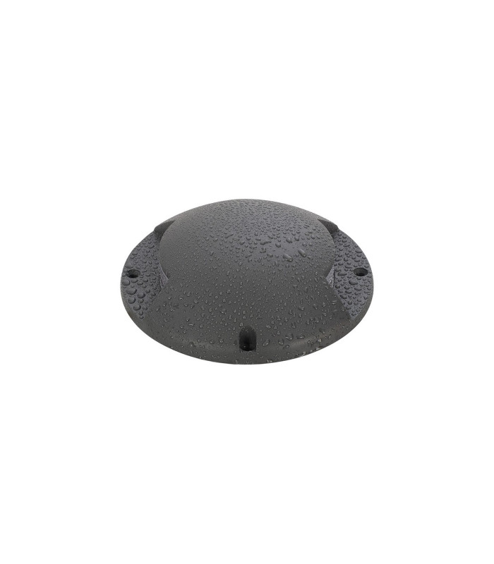 Raleigh Above Ground Light/Wall Light 1 x 4W LED 3000K 120lm IP67 IK10 Dark Grey -11