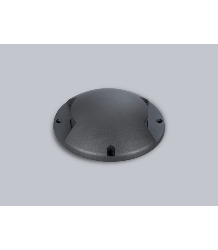 Raleigh Above Ground Light/Wall Light 1 x 4W LED 3000K 120lm IP67 IK10 Dark Grey -12