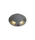 Raleigh Above Ground Light/Wall Light 1 x 6W LED 3000K 180lm IP67 IK10 Dark Grey -10