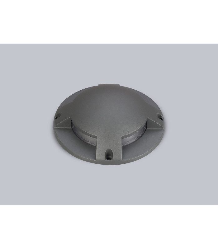 Raleigh Above Ground Light/Wall Light 1 x 6W LED 3000K 180lm IP67 IK10 Dark Grey -12