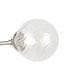 Richmond Ceiling/Wall Light Linear 2 Light G9 IP44 Polished Nickel/Clear Swirl Round Glass-6