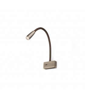 Led Leather / Bronze Reading Light 3W 3000K - 1