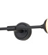 Richmond Ceiling/Wall Light Linear 2 Light G9 IP44 Satin Black/Brown/White Round Marble Effect Glass-7