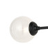 Richmond Ceiling/Wall Light Linear 2 Light G9 IP44 Satin Black/Clear Smooth Round Glass-7