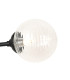Richmond Ceiling/Wall Light Linear 2 Light G9 IP44 Satin Black/Clear Ribbed Round Glass-6