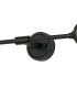 Richmond Ceiling/Wall Light Linear 2 Light G9 IP44 Satin Black/Clear Ribbed Round Glass-8