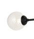Richmond Ceiling/Wall Light Linear 2 Light G9 IP44 Satin Black/Clear Swirl Round Glass-7