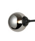 Richmond Ceiling/Wall Light Linear 2 Light G9 IP44 Satin Black/Smoke Smooth Round Glass-7