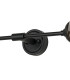 Richmond Ceiling/Wall Light Linear 2 Light G9 IP44 Satin Black/Smoke Smooth Round Glass-8