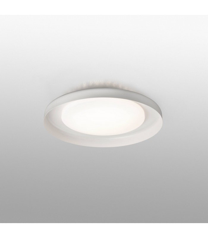 LED White Flush Ceiling Lamp 40cm - 1
