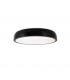 LED Flush Ceiling Light Black 30W 3000K - 1
