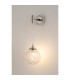 Richmond Adjustable Wall Light 1 Light G9 IP44 Polished Nickel/Clear Waved Round Glass-3