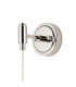 Richmond Adjustable Wall Light 1 Light G9 IP44 Polished Nickel/Opal Round Segment Glass-6