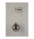 Richmond Adjustable Wall Light 1 Light G9 IP44 Polished Nickel/Smoke Smooth Round Glass-8
