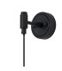 Richmond Adjustable Wall Light 1 Light G9 IP44 Satin Black/Brown/White Round Marble Effect Glass-4