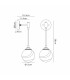 Richmond Adjustable Wall Light 1 Light G9 IP44 Satin Black/Grey/White Round Marble Effect Glass-2