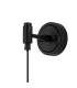 Richmond Adjustable Wall Light 1 Light G9 IP44 Satin Black/Grey/White Round Marble Effect Glass-5