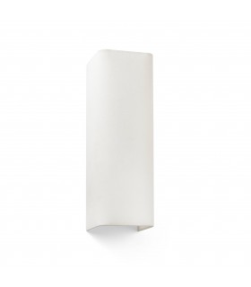 Cotton Beige Square Wall Light 370x 125x 105 2x E27 - 1