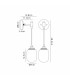 Richmond Adjustable Wall Light 1 Light G9 IP44 Satin Black/Opal Smooth Tubular Glass-2