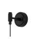 Richmond Adjustable Wall Light 1 Light G9 IP44 Satin Black/Opal Smooth Tubular Glass-5