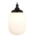 Richmond Adjustable Wall Light 1 Light G9 IP44 Satin Black/Opal Smooth Tubular Glass-6