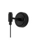 Richmond Adjustable Wall Light 1 Light G9 IP44 Satin Black/Opal Round Segment Glass-5