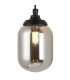 Richmond Adjustable Wall Light 1 Light G9 IP44 Satin Black/Smoke Smooth Tubular Glass-6