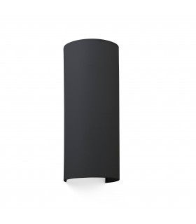 Cotton Black Round Wall Light 370x 148x 125, E27 - 1