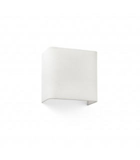 Cotton Beige Square Wall Light 200x 205x 108, E27 - 1