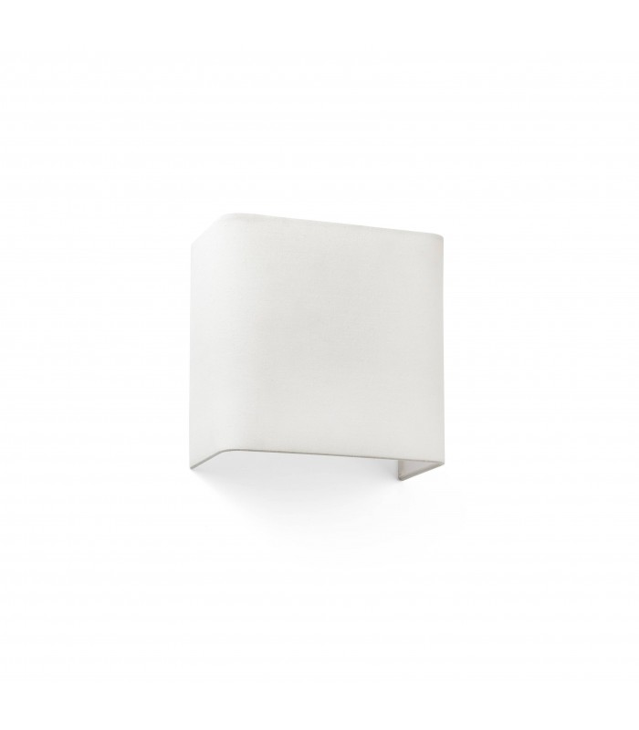 Cotton Beige Square Wall Light 200x 205x 108, E27 - 1