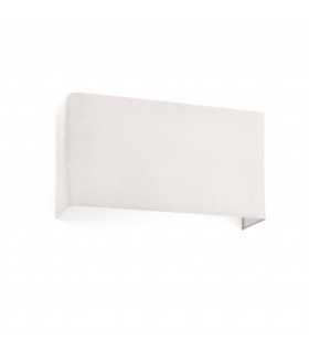 Cotton Beige Square Wall Light 375x 200x 105, E27 - 1