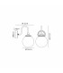 Richmond Curved Arm Wall Light 1 Light G9 IP44 Satin Black/Clear Smooth Round Glass-2