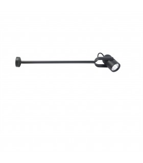 Outdoor LED Spotlight With Arm Black 14W 3000K IP65 - 1