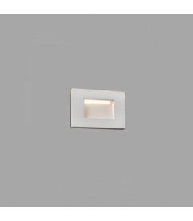 Outdoor LED Recessed Wall Light White 3.6W 3000K IP65 - 1